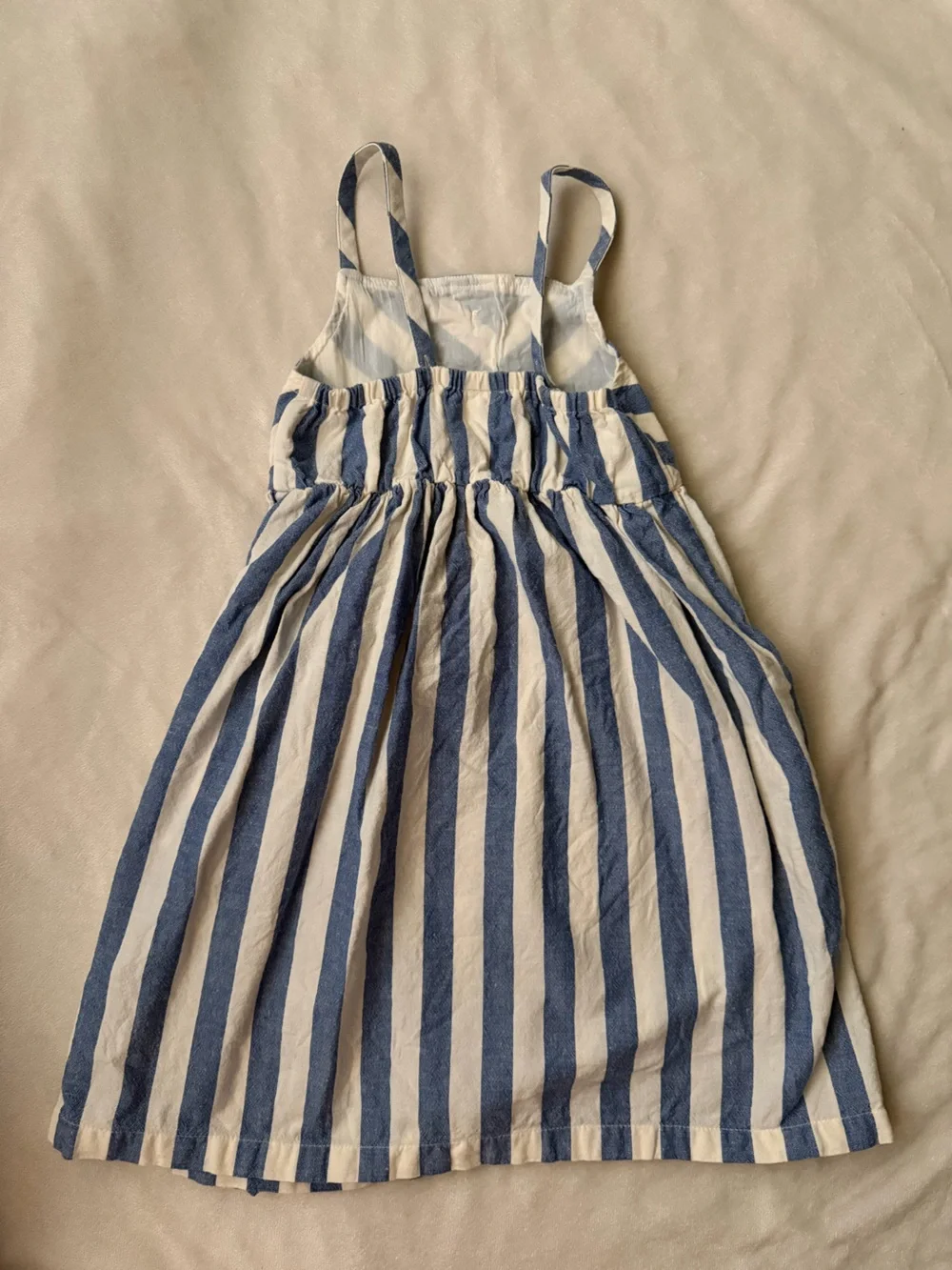 Hanna Andersson Blue and White Striped Sundress